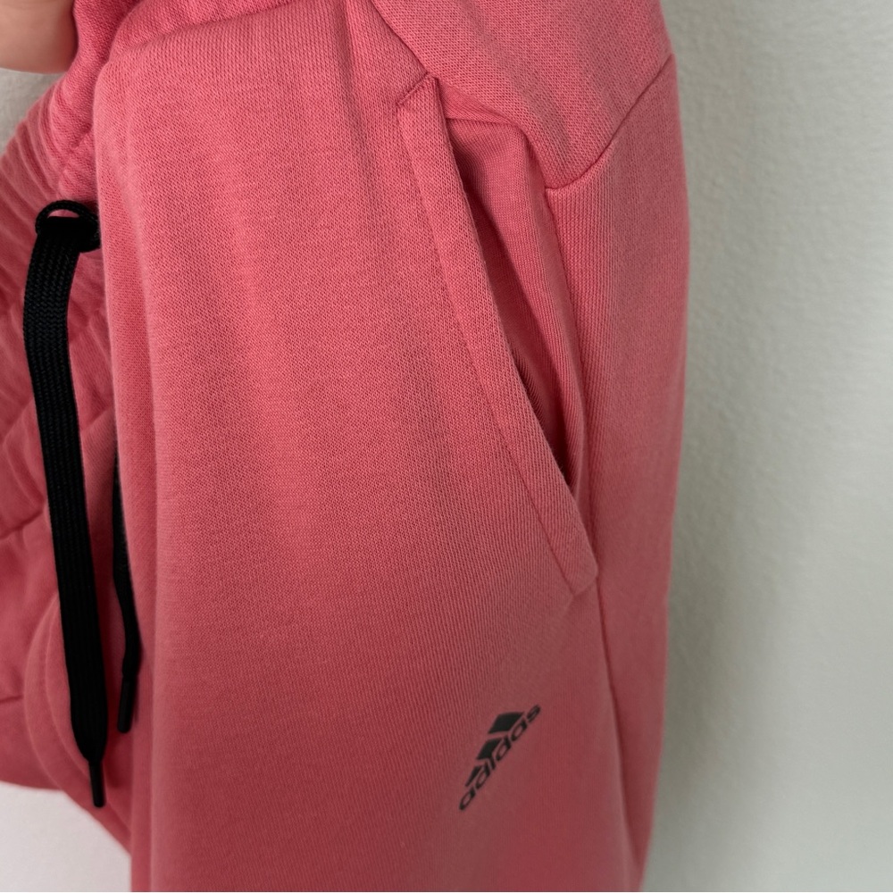 Adidas Originals Women’s Pink Stripes Celebrity Sport Fleece Pants Joggers - Picture 8 of 8